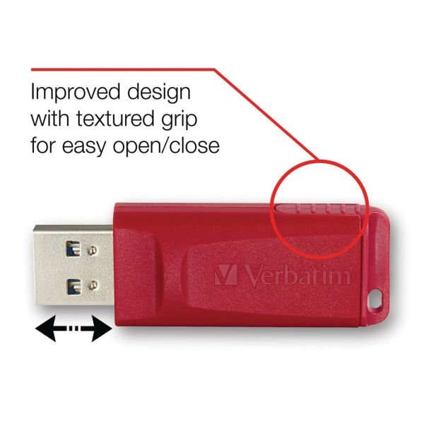 Verbatim Store 'n' Go USB 2.0 Flash Drive, 16GB, Assorted Colors, Pack Of 4 (VER99123) - Image 8