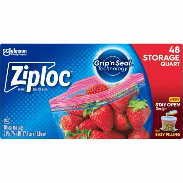 Ziploc Brand Seal Top Quart Storage Bags (SJN665015) - Image 7