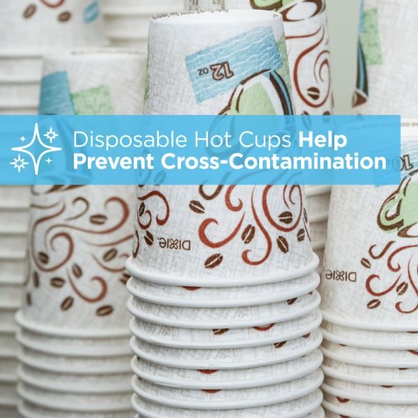 Dixie PerfecTouch Hot Cups And Lids, 12 Oz, Multicolor, Pack Of 50 Cups And Lids (DXE5342COMBO600) - Image 8