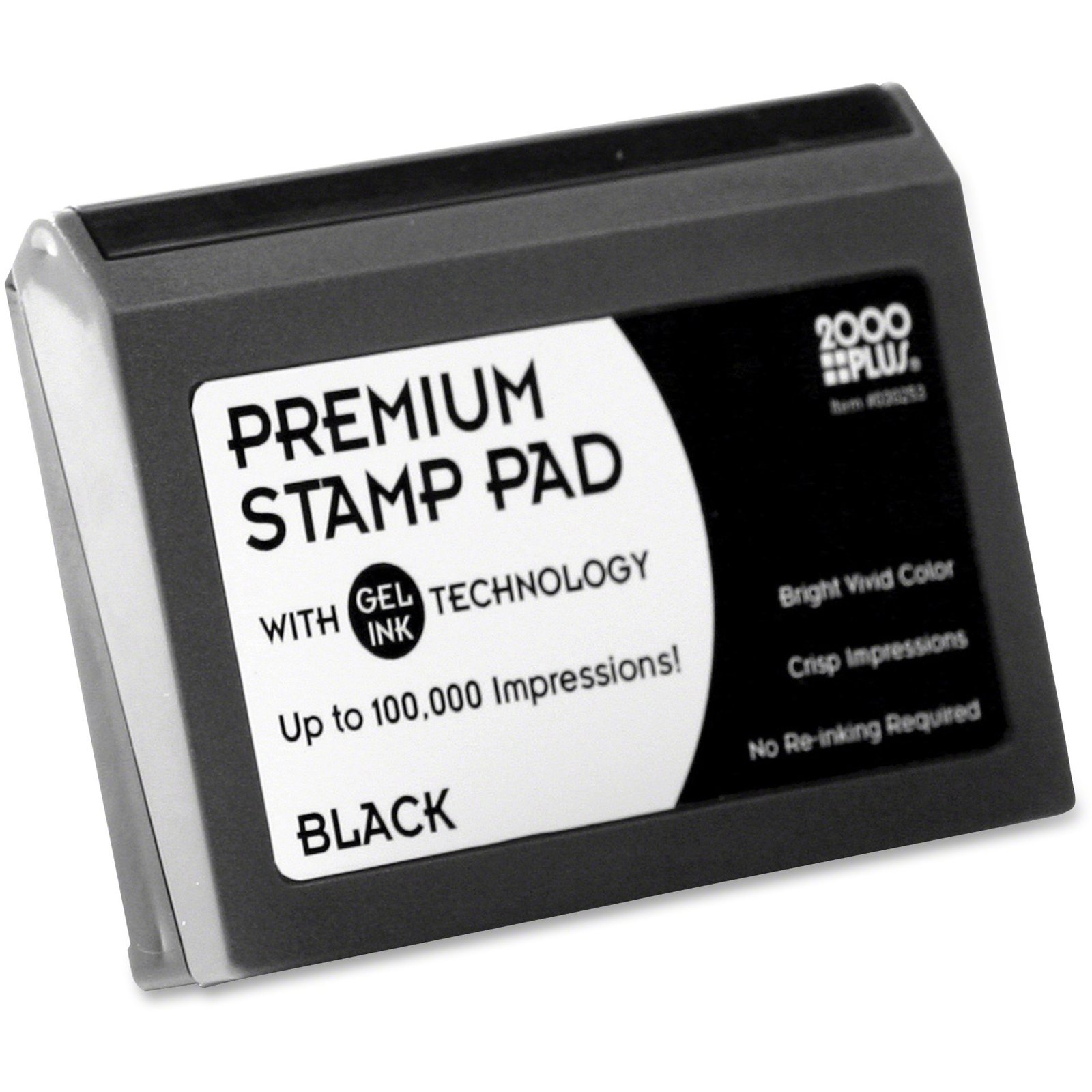 COSCO Microgel Stamp Pad for 2000 PLUS, 2 3/4 x 4 1/4, Black (COS030253) - Image 3