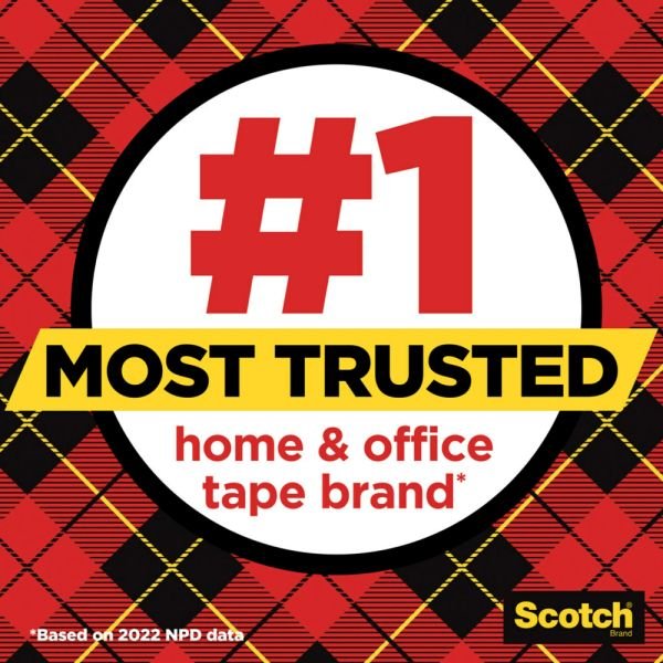 Scotch Transparent Tape, 12 Tape Rolls, 3/4 in x 1000 in, Home Office Supplies and School Supplies for College and Classrooms (MMM600K12) - Image 10