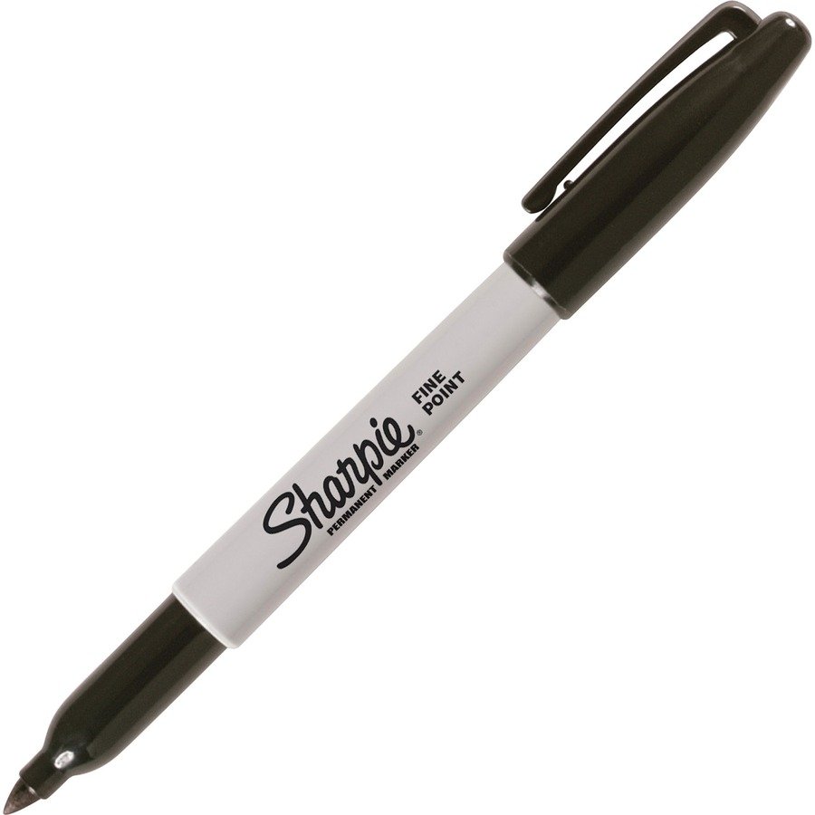 Sharpie Fine Tip Permanent Marker, Fine Bullet Tip, Black, 5/Pack (SAN30665PPA) - Image 6