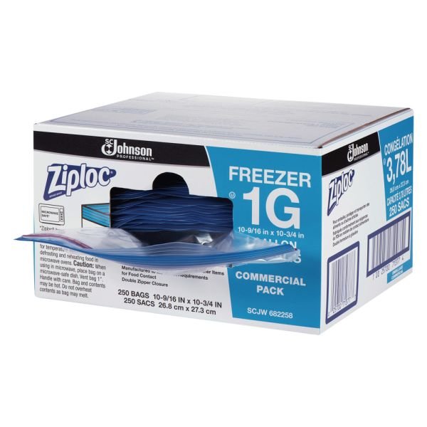 Ziploc Freezer And Storage Bags, 1 Gallon, Box Of 250 Bags (SJN682258) - Image 7