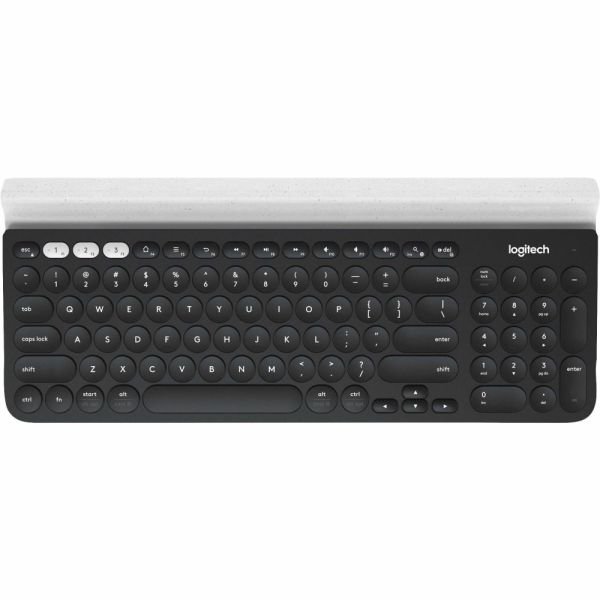 Logitech K780 Multi-Device Wireless Keyboard, Full Size, Black/White, 920-008149 (ODFN716162) - Image 2