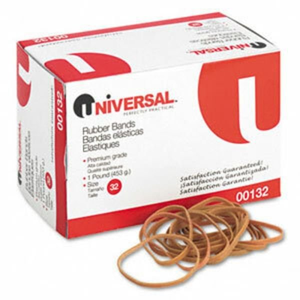 Universal Rubber Bands, Size 32, 0.04" Gauge, Beige, 1 lb Box, 820/Pack (UNV00132) - Image 2