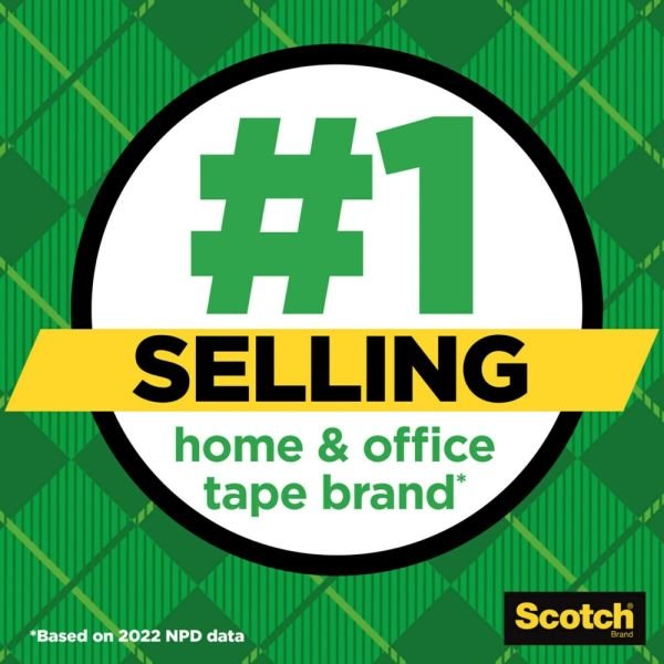 Scotch Magic Tape, Invisible, 10 Tape Rolls, 3/4 in x 1000 in, Home Office Supplies and School Supplies for College and Classrooms (MMM810P10K) - Image 2
