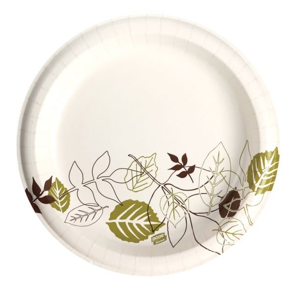 Dixie Ultra Paper Plates, 10-1/8", Pathways, Pack Of 125 Plates (DXESXP10PATHPK)