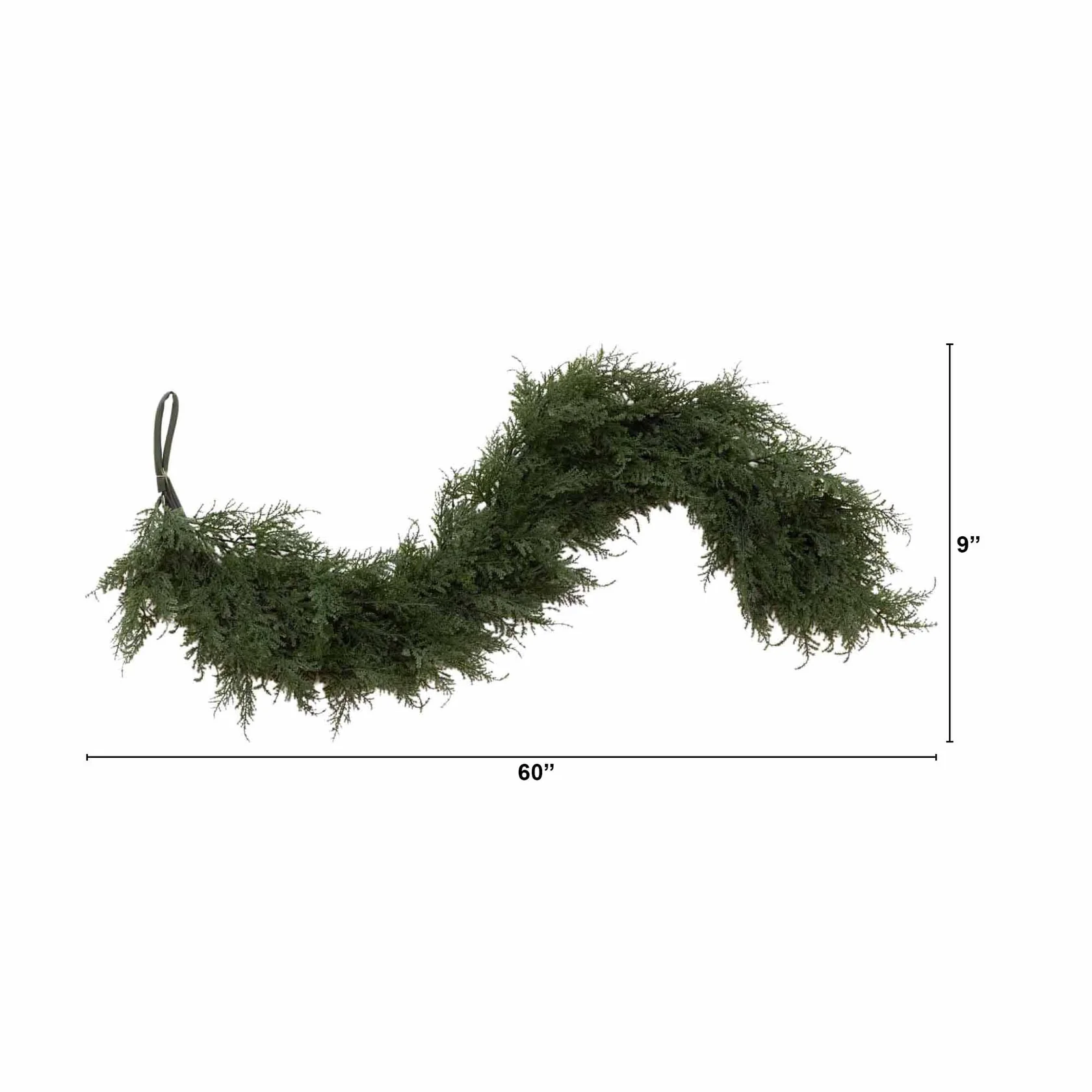 60” Artificial Cedar Garland (4953) - Image 7