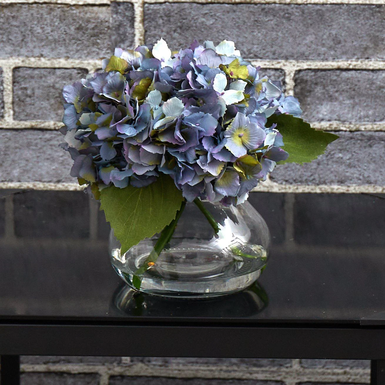 Artificial Blooming Hydrangea in Vase (1356-PK) - Image 3