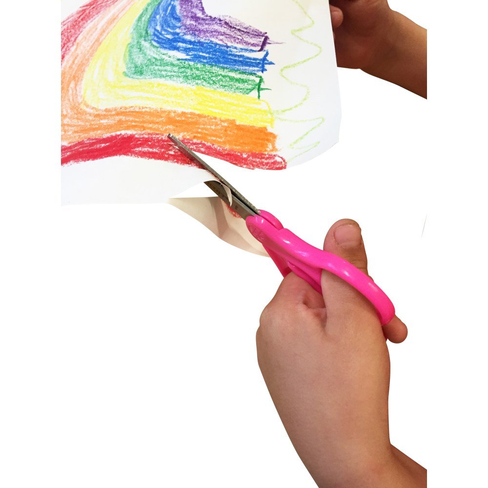 Westcott Hard Handle Kids Value Scissors, 5", Pointed, Assorted Colors, Pack Of 2 (ODFN2480283) - Image 3