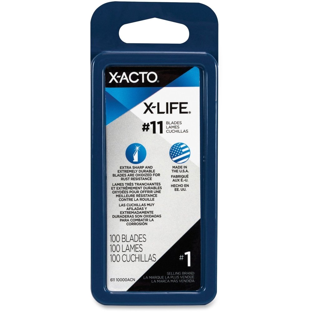 X-Acto Knife Blades, No. 11 Blade, Pack Of 100 (EPIX611) - Image 2