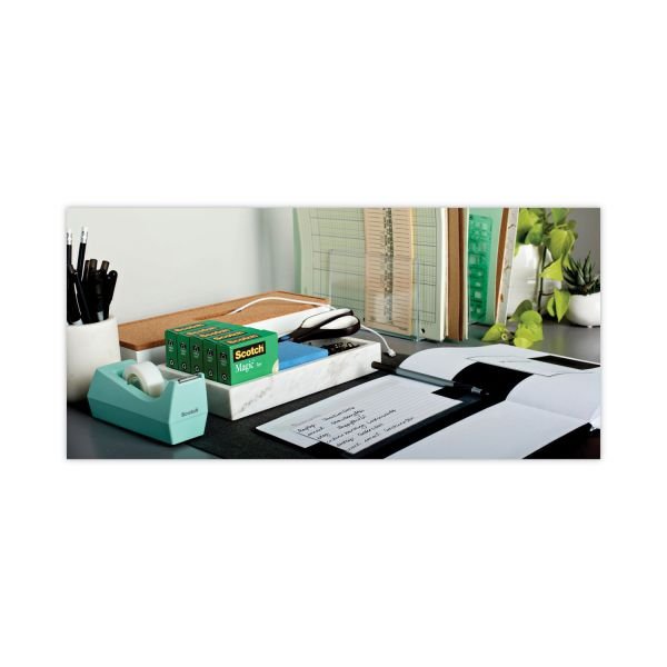 Scotch Magic Tape, Invisible, 6 Tape Rolls with 1 Dispenser, 3/4 in x 1000 in, Home Office Supplies and School Supplies for College and Classrooms (MMM810K6C38) - Image 4