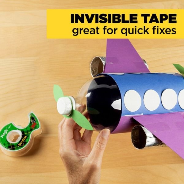Scotch Magic Tape, Invisible, 24 Tape Rolls, 3/4 in x 1000 in, Home Office Supplies and School Supplies for College and Classrooms (MMM810K24) - Image 4