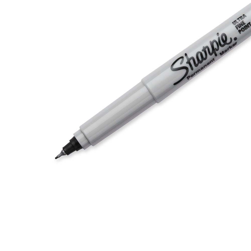 Sharpie Permanent Ultra-Fine Point Markers, Black, Pack Of 5 Markers (SAN37665PP) - Image 6