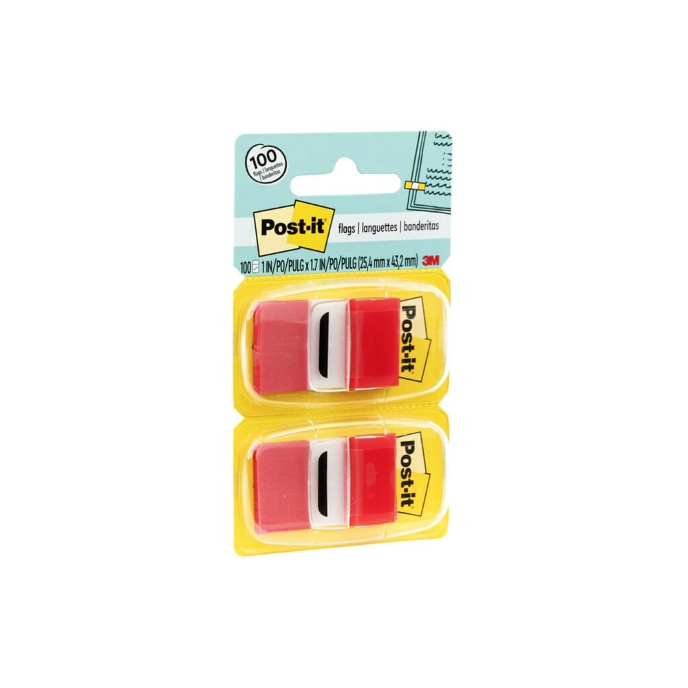 Post-it Flags, 1 in. x 1.7 in., 12 Dispensers, 50 Flags/Dispenser, Red, Back to School Supplies for Students, Flags for Textbooks and Notebooks (MMM680RD12) - Image 6