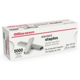 Staples, 1/4" Standard, Full Strip, Box Of 5,000, 2661 (ODFN749601)