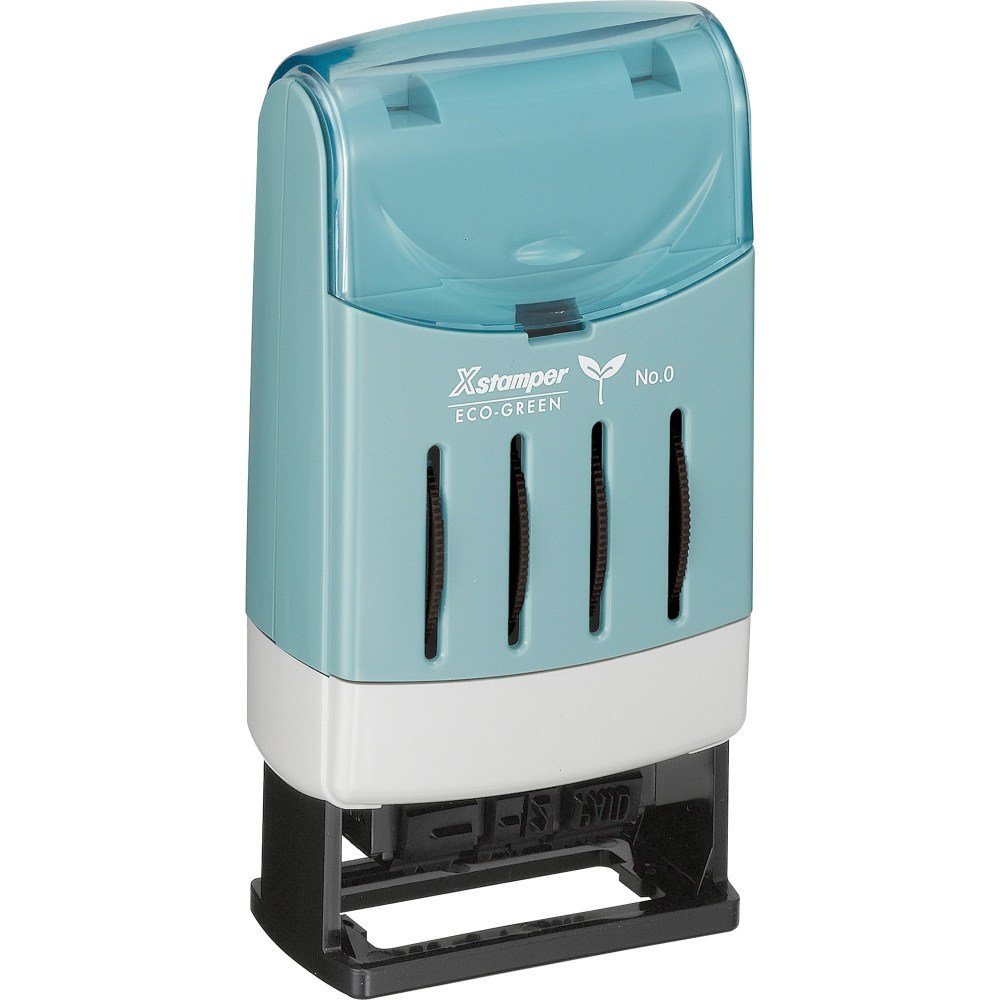 Xstamper Small Type Line Daters Stamp, 66% Recycled, 100000 Impressions, Black (XST51112) - Image 3