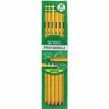 Ticonderoga Pencils, Presharpened, #2 Lead, Soft, Pack of 12 (DIX13806)