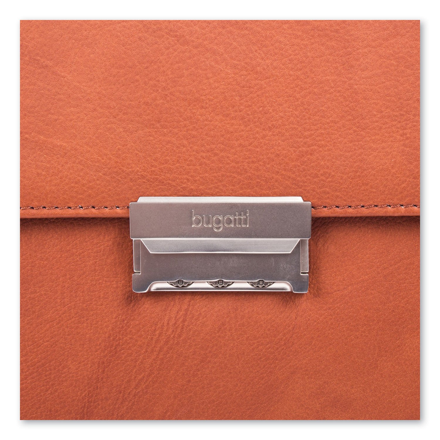 Swiss Mobility Milestone Briefcase, Fits Devices Up to 15.6", Leather, 5 x 5 x 12, Cognac (SWZ49545807SM) - Image 6