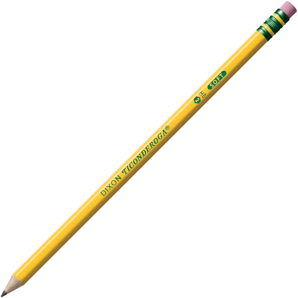 Ticonderoga #2 Pre-sharpened Pencils, 0.7 mm, Yellow, Pack Of 72 Pencils (ODFN7956500) - Image 3