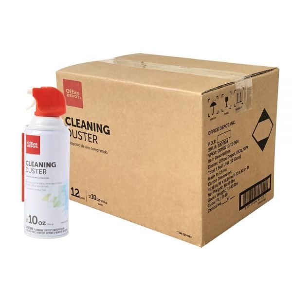 Cleaning Duster, 10 Oz., Pack of 12 Cans (ODFN337994)